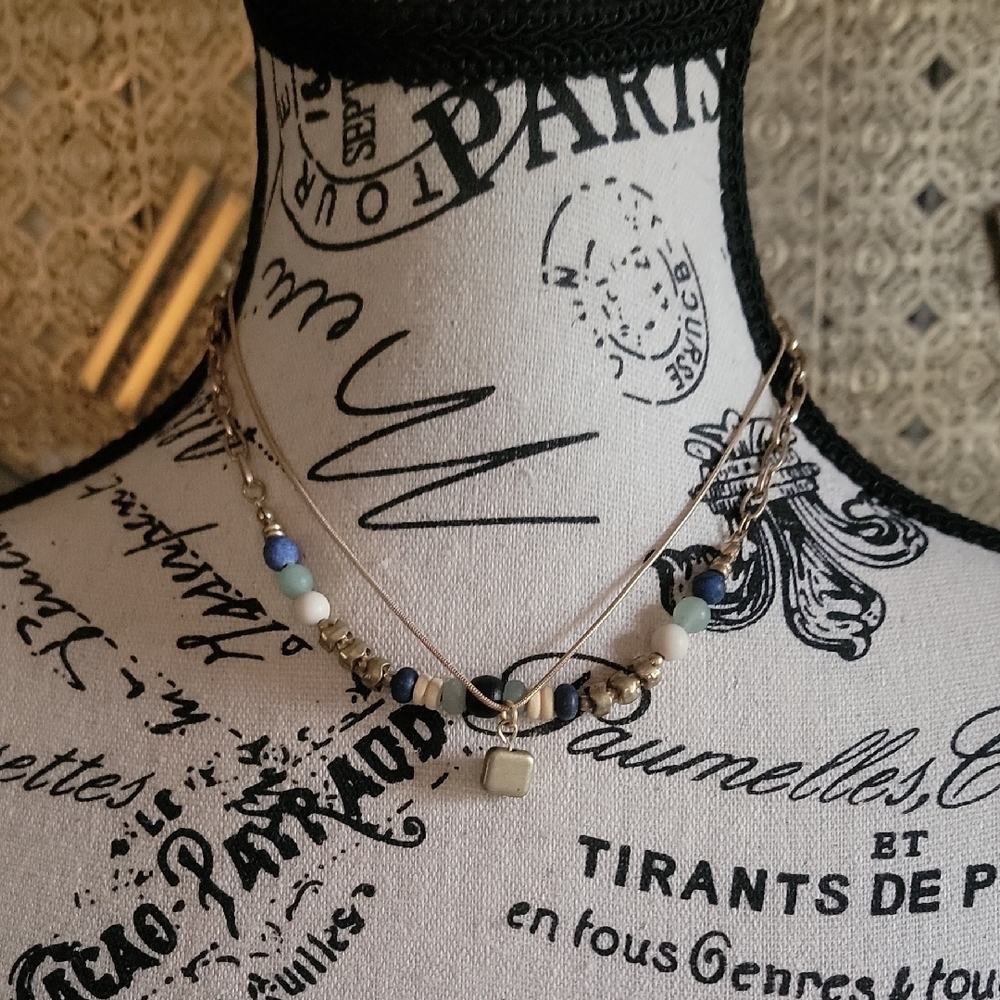 Elegant Multi-Color Beaded Necklace